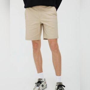 Kit and Ace Navigator Flat Front Chino Shorts Size 30 in Light Khaki Tan